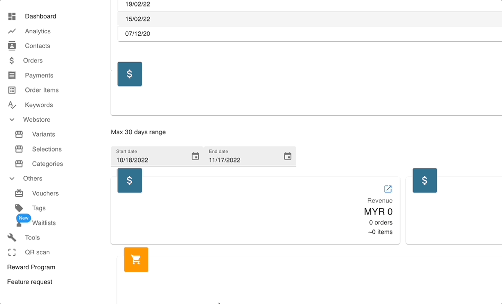 Animation showing the Mass FB Send button sending payment links in bulk
