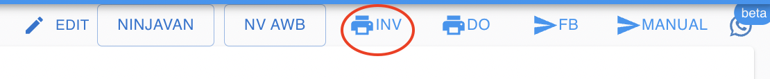 Show print invoice button setting